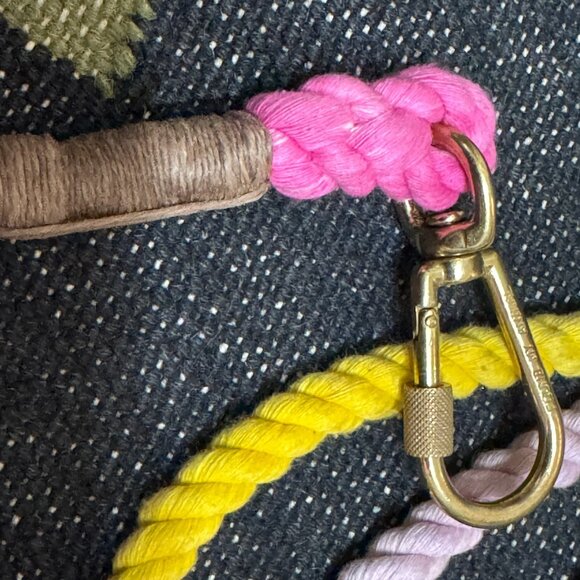 Found My Animal Adjustable Rope Dog Leash, 7 feet, Ombre Rainbow - Picture 7 of 13